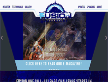 Tablet Screenshot of fusionadventurerace.com
